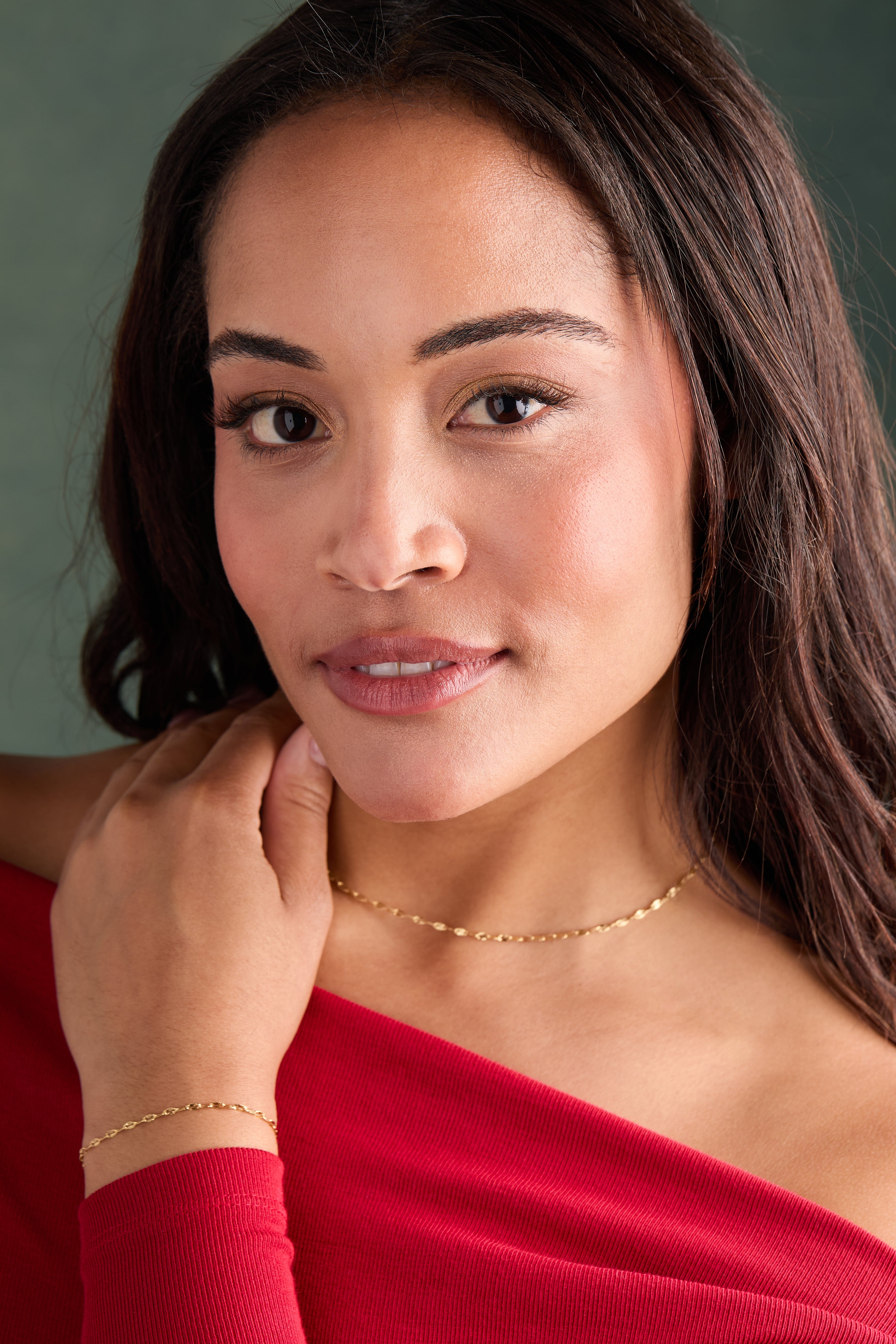 Multi Faceted Chain Bracelet