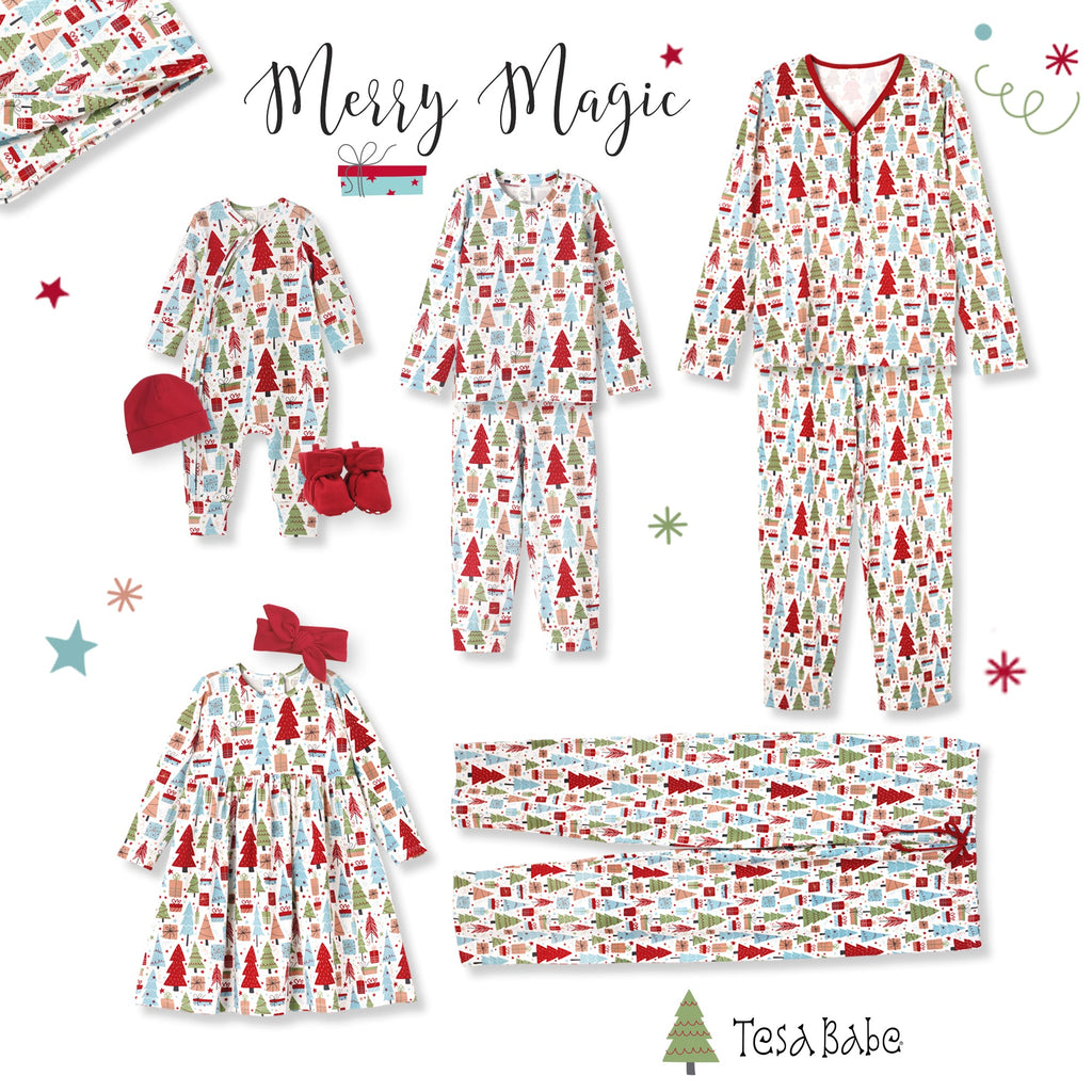70 Christmas Merry Girl's Soft Bamboo Dress