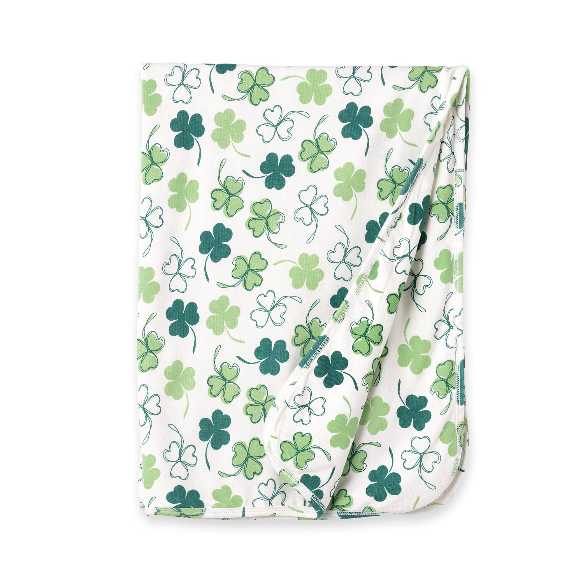Shamrock Baby Blanket – Soft Bamboo Stroller Wrap