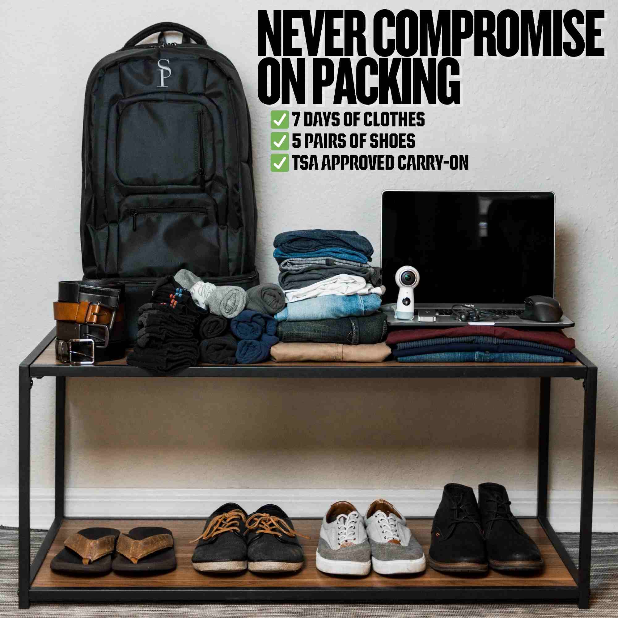 Sole Premise Carry-On Bag For Shoes, Clothes, Laptop And Camera (Only 300 Made)