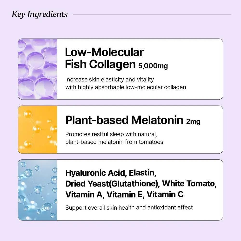 [Day-Night Radiance Set] White Up Plus + Collagen 5000 Melatonin, 2Boxes/3Boxes Each