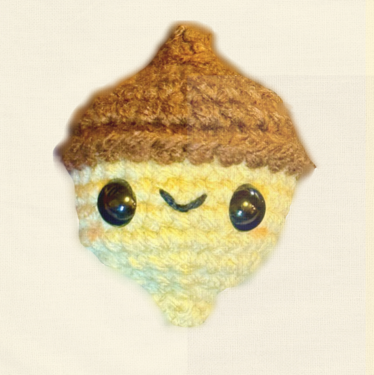 augie the acorn | weighted cat toy