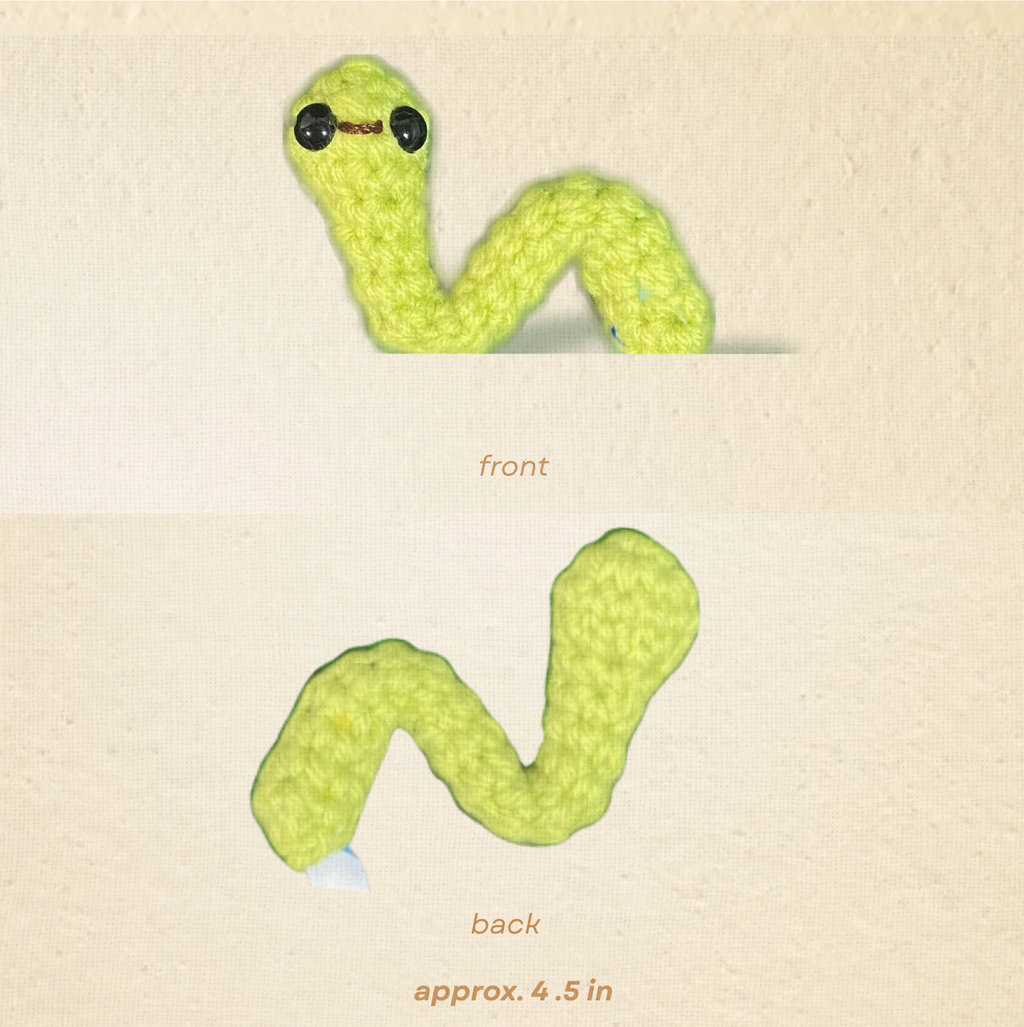 Noodle the inchworm | lightweight cat toy