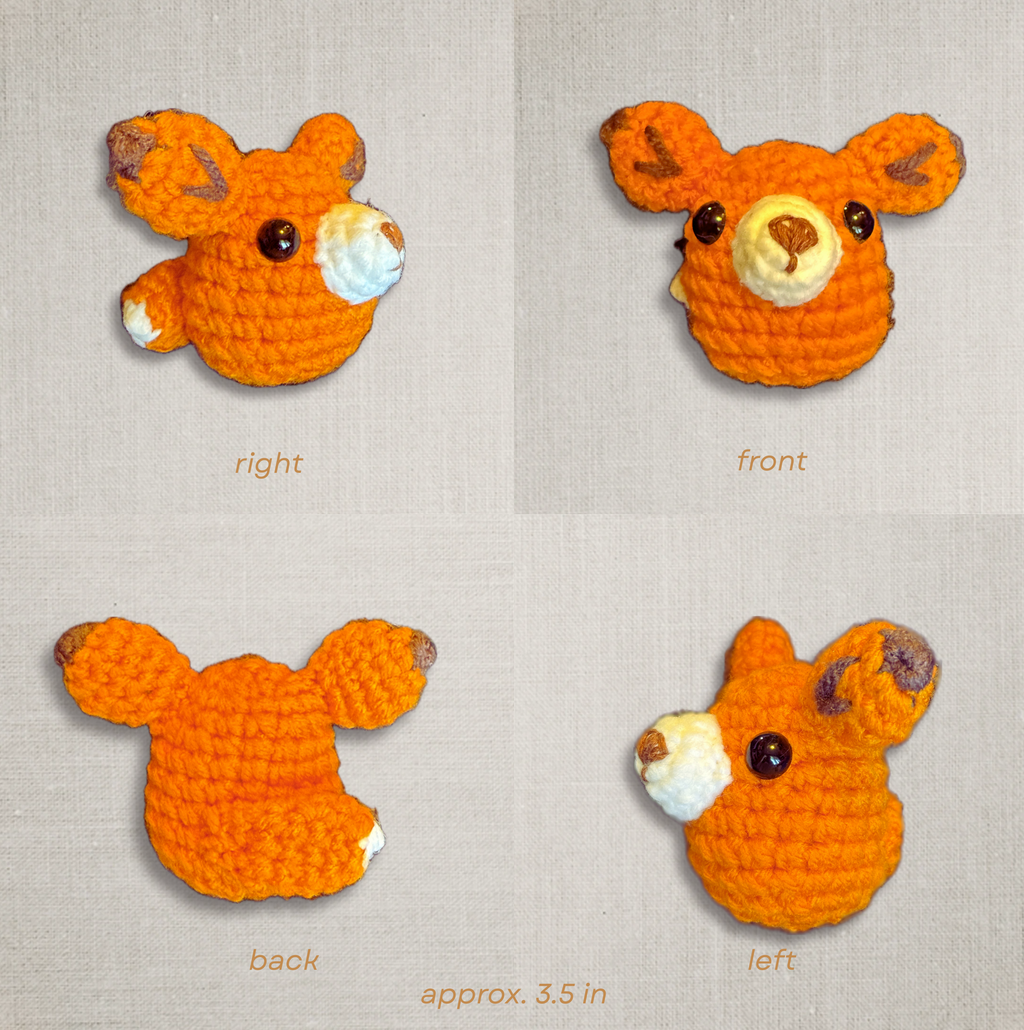 TJ the fox | weighted cat toy