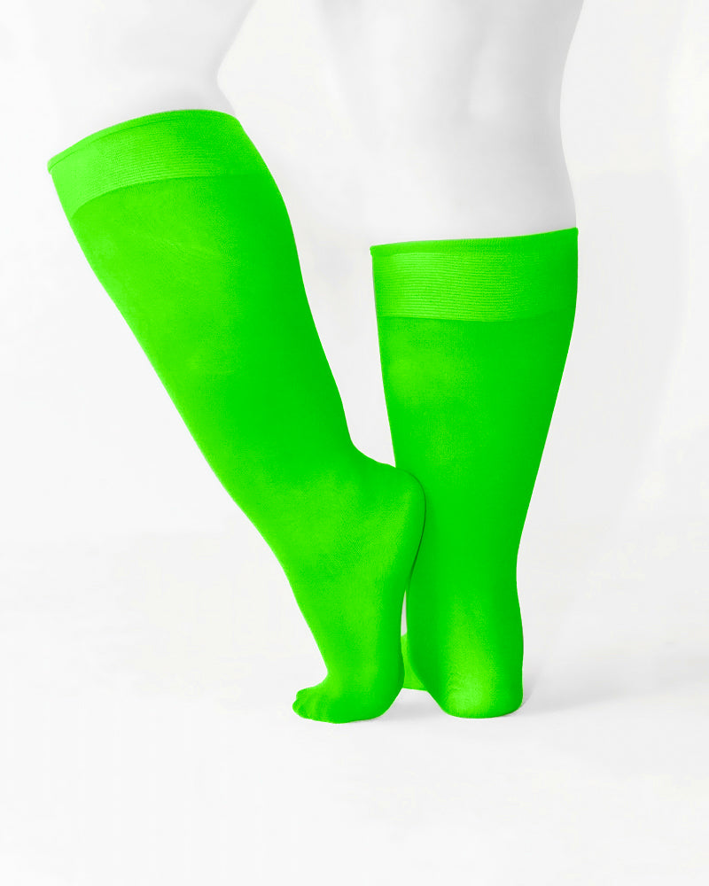 Knee Highs 70 Denier - Neon Green