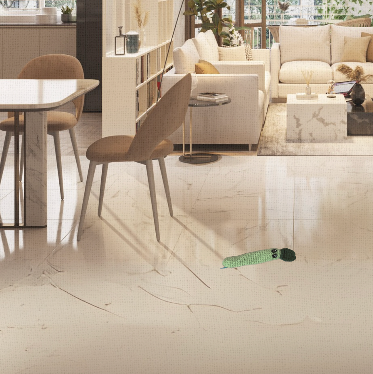 Leaf the stick | lightweight cat toy with crinkles